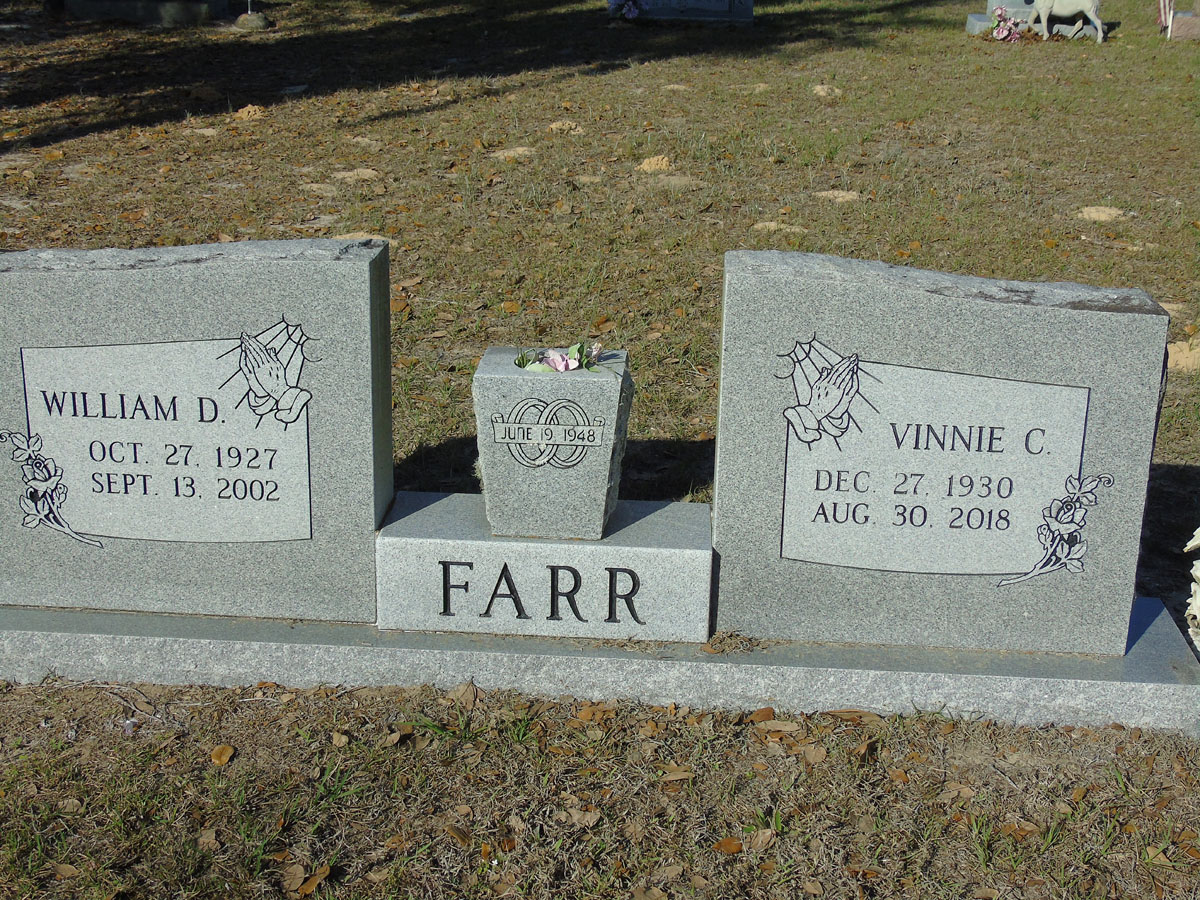 Headstone for Farr, Vinnie